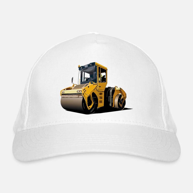 Road roller Organic Baseball Cap