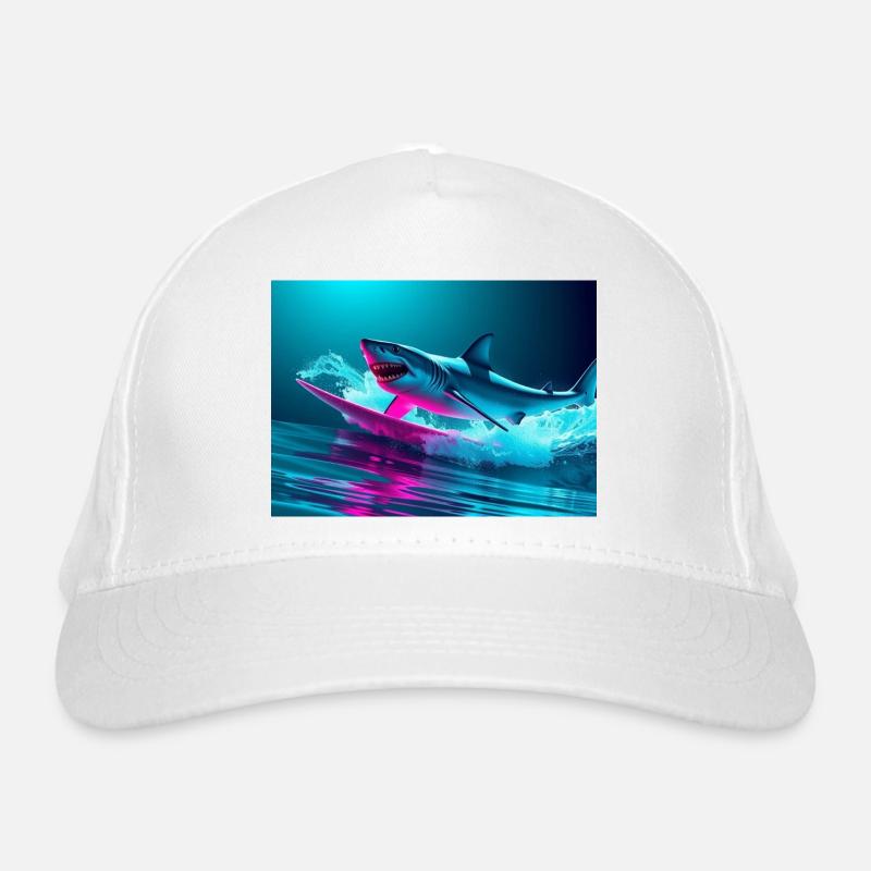 Neon Shark Sprinter Design Casquette classique bio