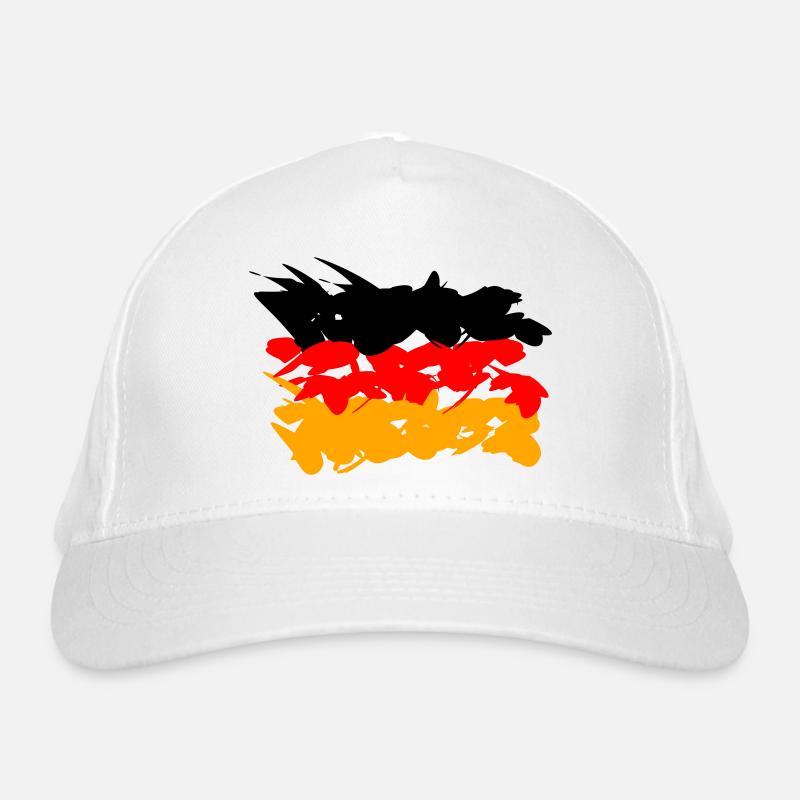 Germany Flag Graffiti Design Organic Baseball Cap
