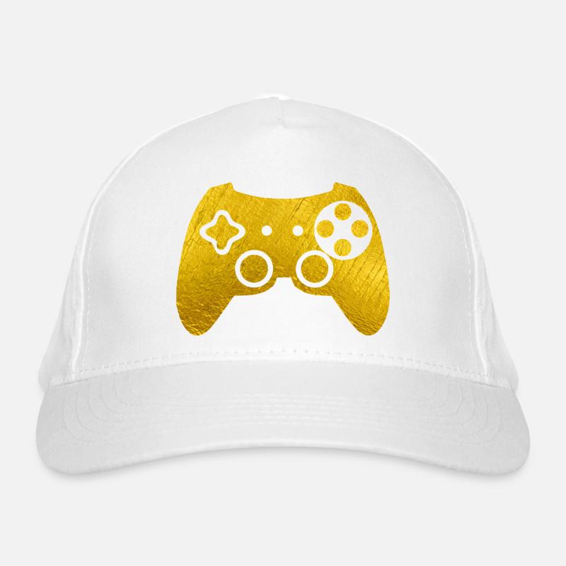 Manette de jeu dorée Casquette classique bio