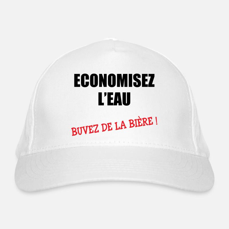 Save water, drink beer Organic Baseball Cap
