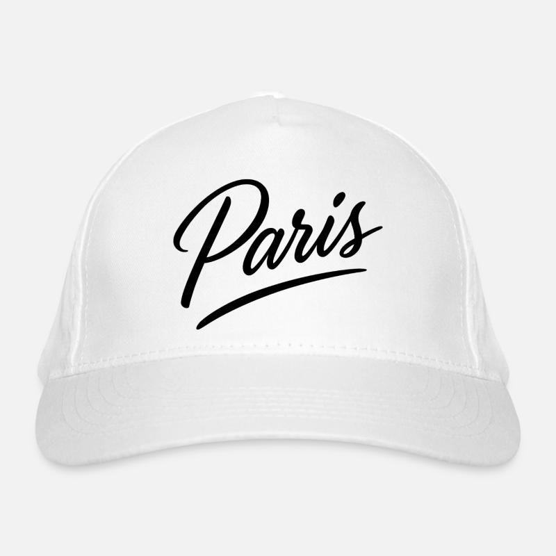 Pariser Script-Schriftzug Bio-Baseballkappe
