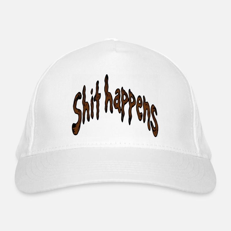 Typographie de la merde arrive Casquette classique bio