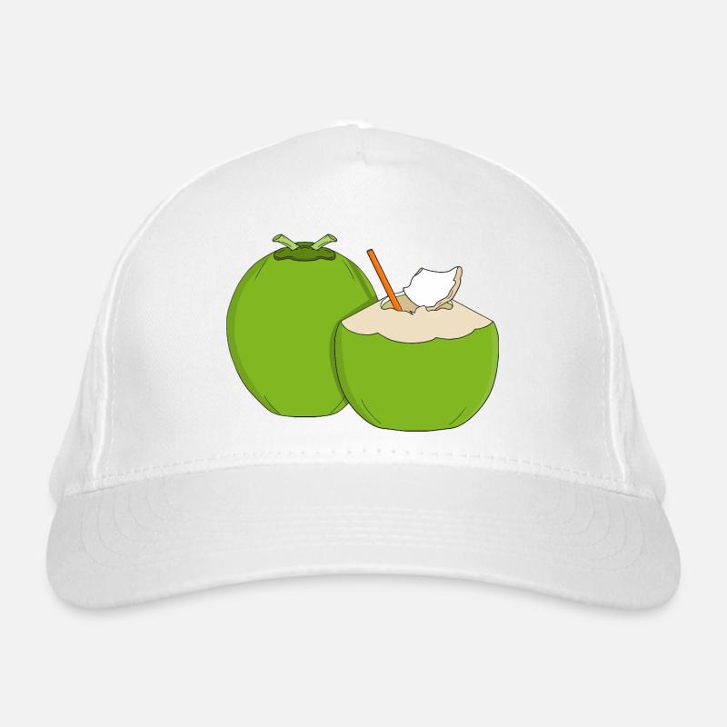 Emerald Coconut Splash Organic Baseball Cap