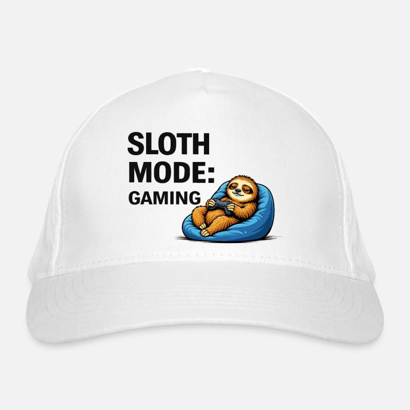 Sloth-Modus-Gaming Bio-Baseballkappe