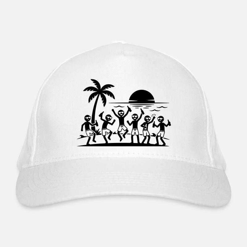 Équipe de plage pour fête de fin d’année Casquette classique bio
