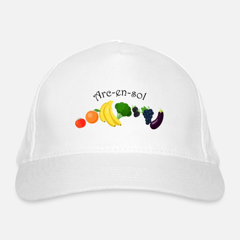 Arc en sol - Casquette classique bio - blanc