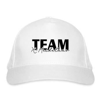 TEAM X Mechelaar IGP Hundesport Hunde Wilsigns - Bio-Baseballkappe - Weiß - Vorne