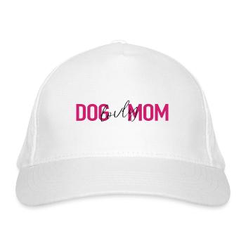 Dog mom's and her darling - Organic Baseball Cap - white - Front