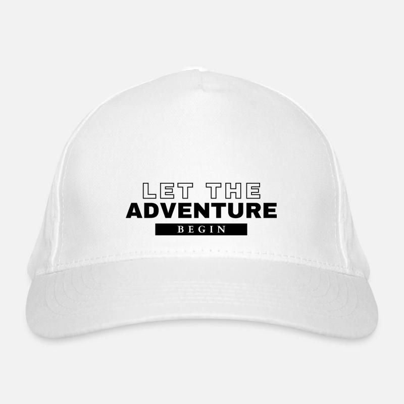 QUE L’AVENTURE COMMENCE Casquette classique bio