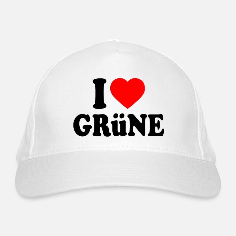 j'adore les verts Casquette classique bio