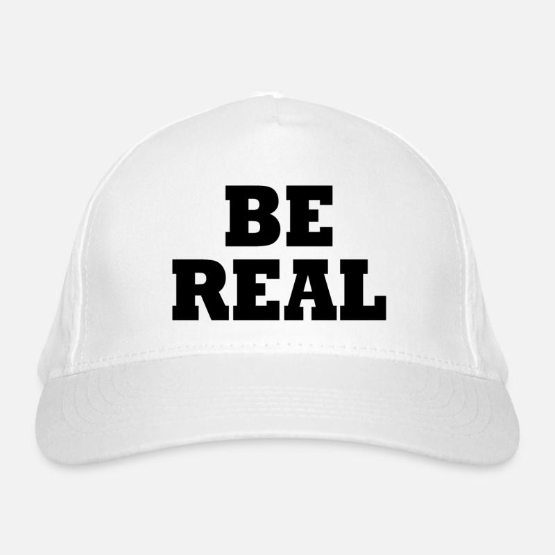 Be real Bio-Baseballkappe