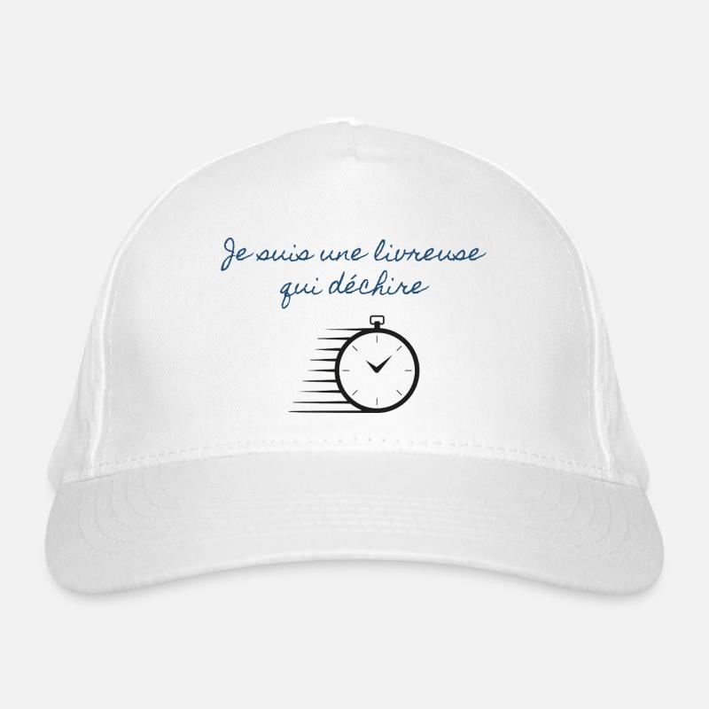 Ich bin ein rockiges Liefermädchen Bio-Baseballkappe