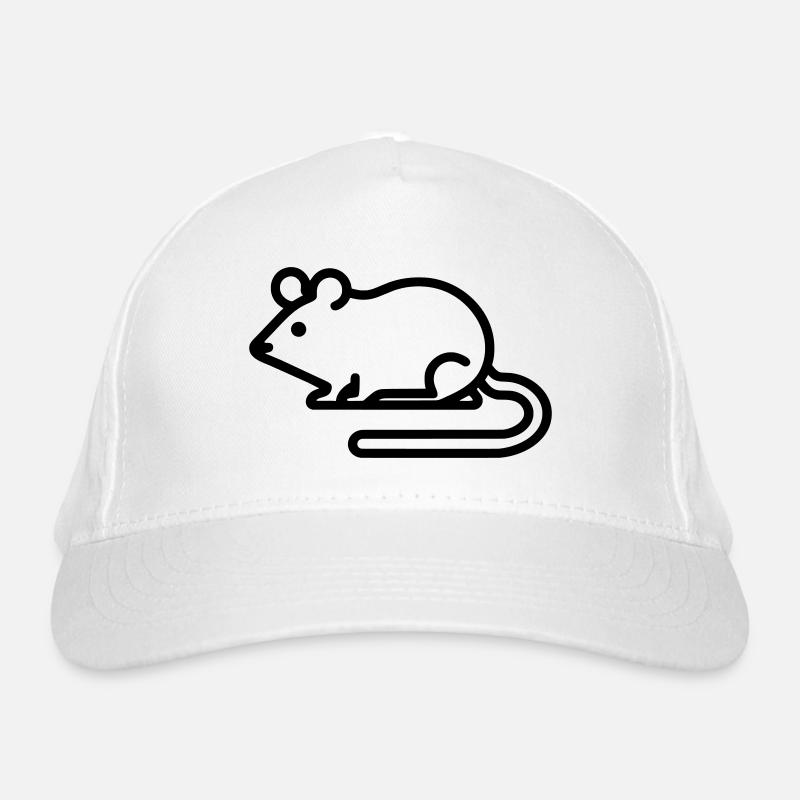 Charming Minimalist Mouse Icon for All Occasions Organic Baseball Cap