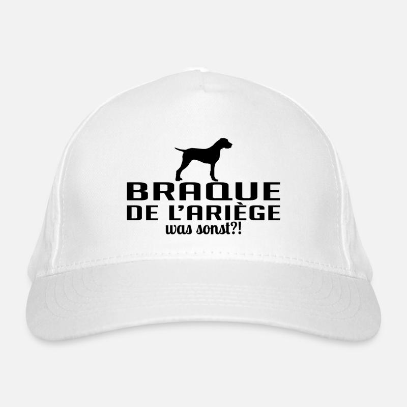 BRAQUE DE L ARIÉGE what else dog saying Wilsigns Organic Baseball Cap