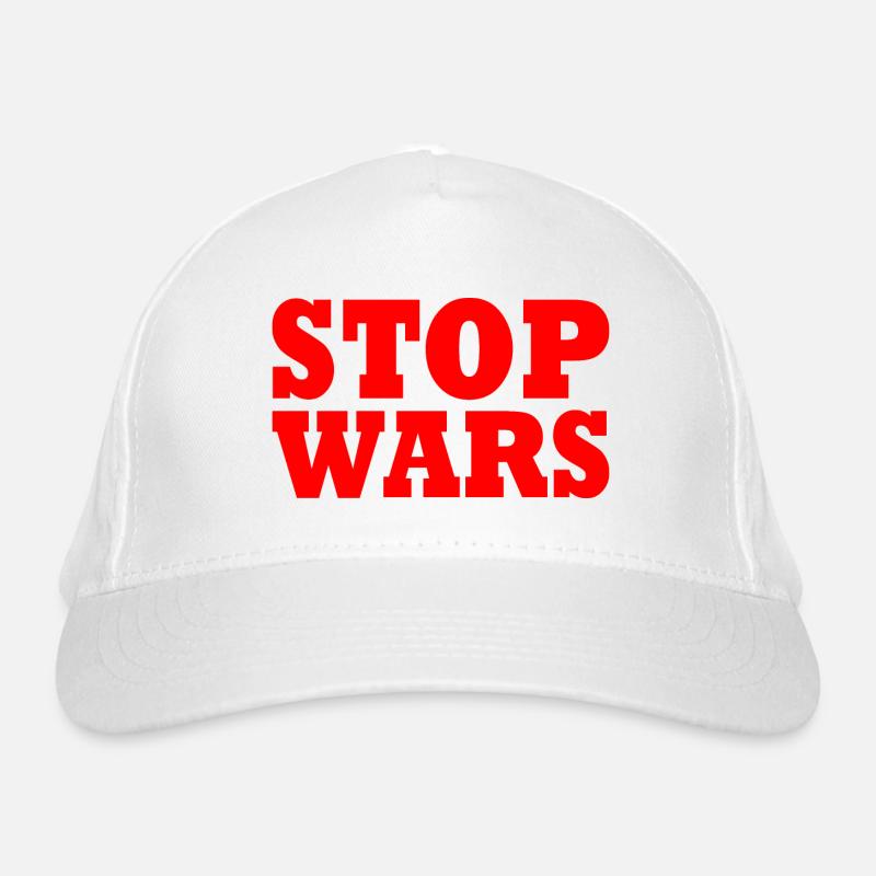 Stop wars Bio-Baseballkappe