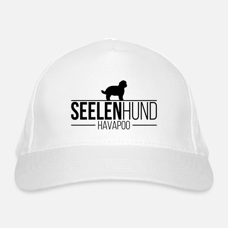 Havapoo Seelenhund Hund Hundespruch Wilsigns Bio-Baseballkappe