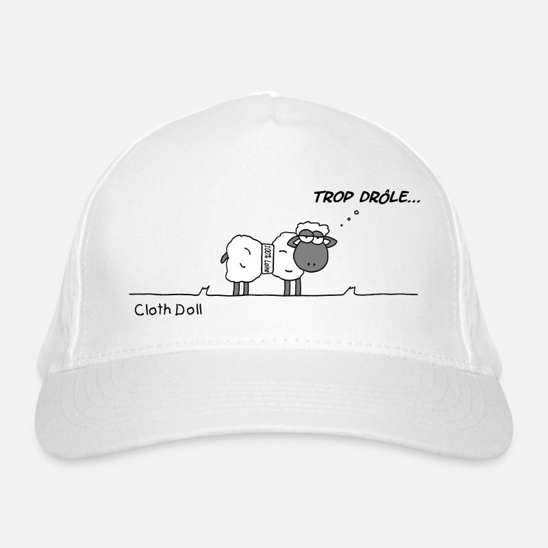 Wollschaf Bio-Baseballkappe