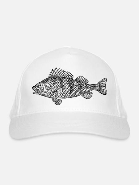Schöner Barsch 2 - Bio-Baseballkappe - Weiß