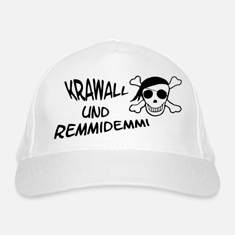 Krawall und Remmidemmi Bio-Baseballkappe