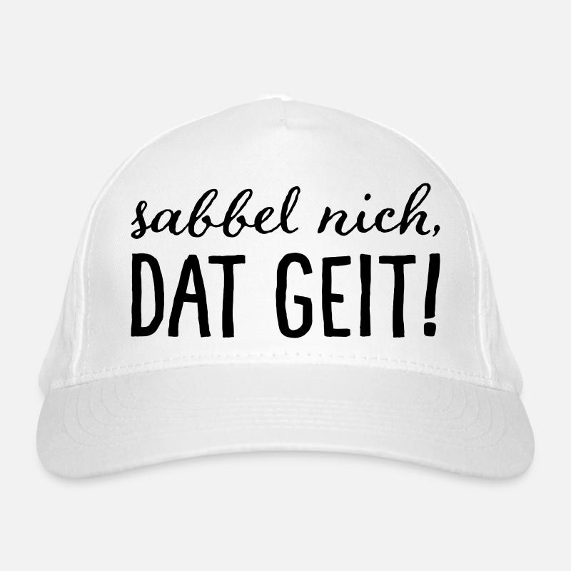 Sabbel nich, dat geit! Bio-Baseballkappe
