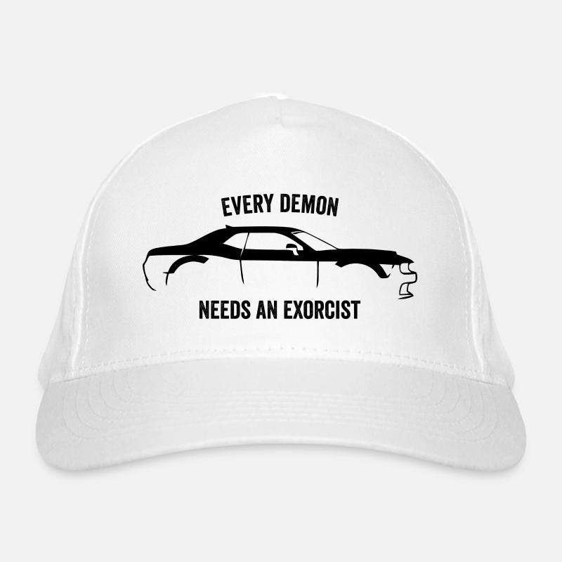 CHALLENGER DEMON SLOGAN Organic Baseball Cap