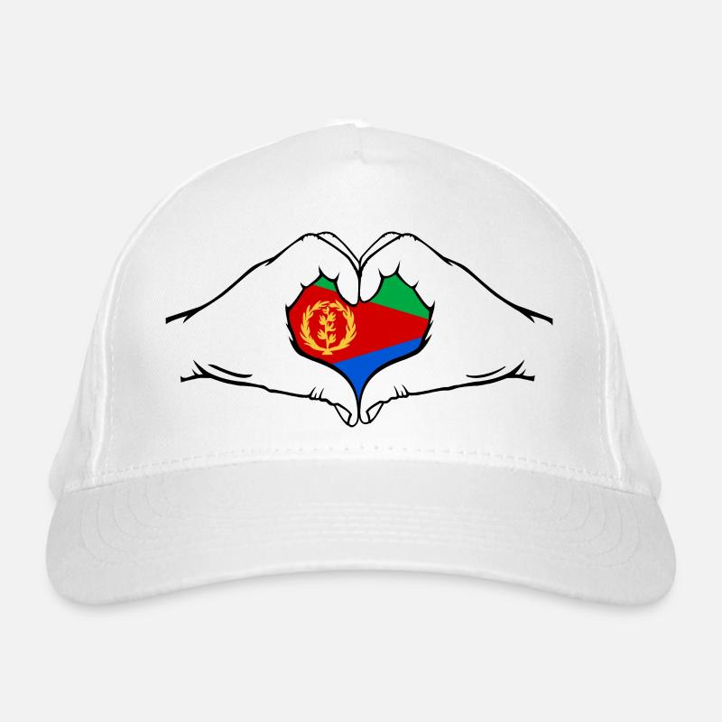 Érythrée Forme de coeur Casquette classique bio