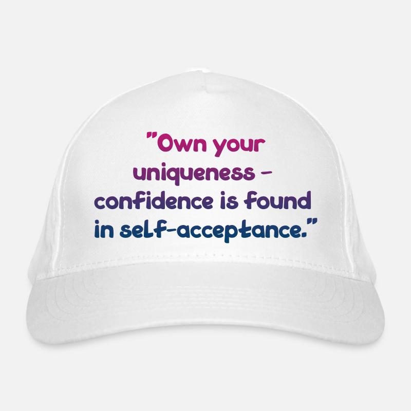 self-confident Organic Baseball Cap