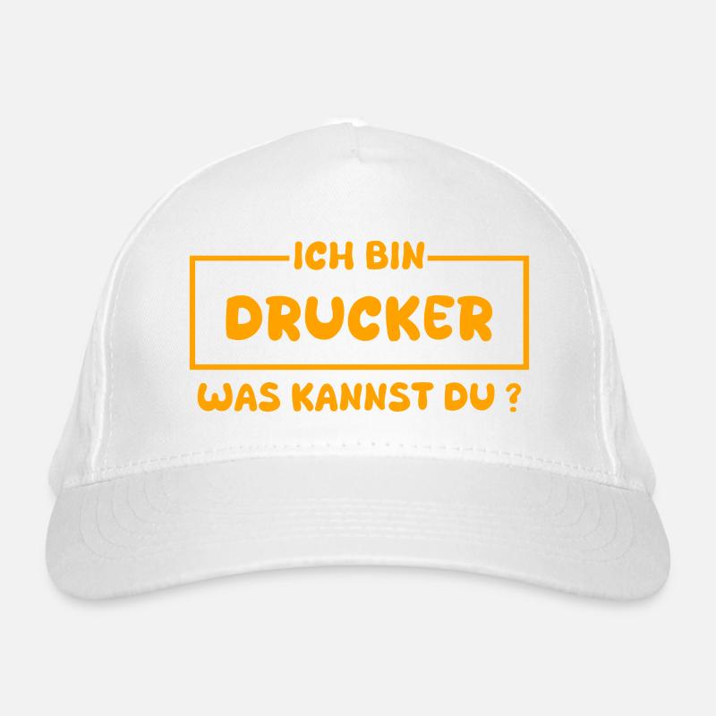 Beruf Drucker Bio-Baseballkappe
