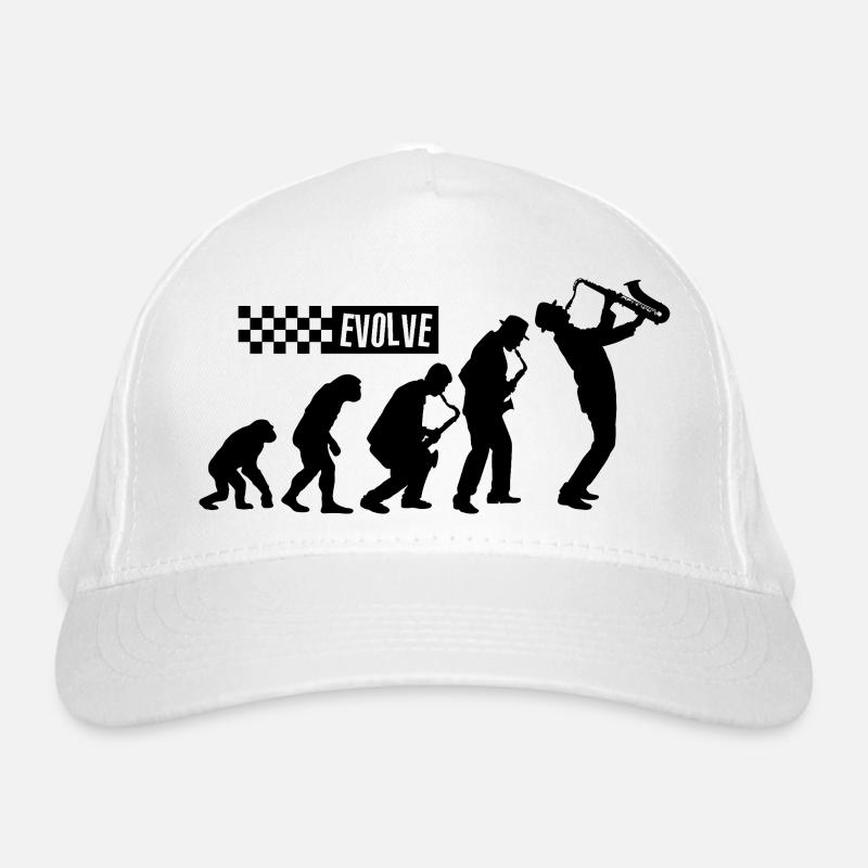 Evolution of Ska – British 2 Tone Music Design Organic Baseball Cap