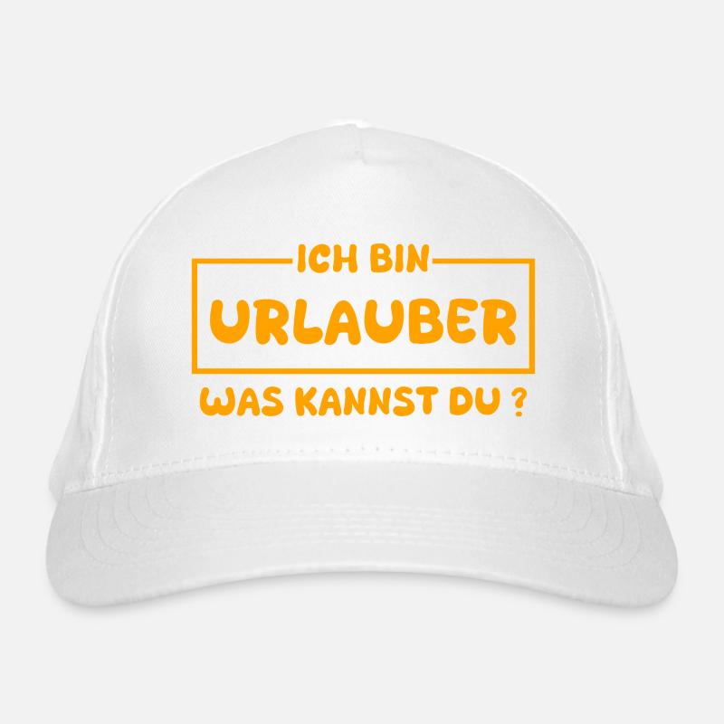 Beruf Urlauber Bio-Baseballkappe