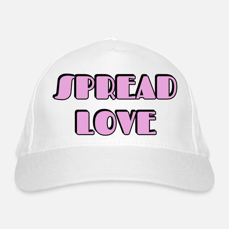 Typographie Spread Love Casquette classique bio