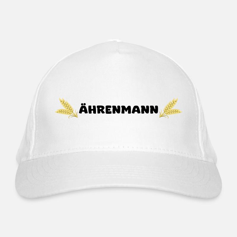 Ährenmann - Bio-Baseballkappe - Weiß
