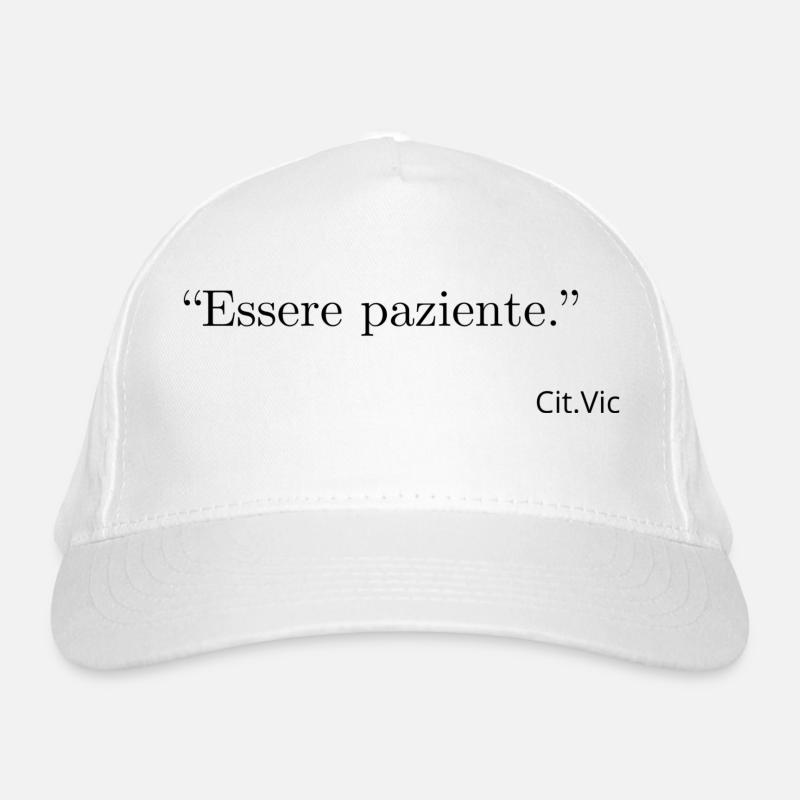 Be patient Organic Baseball Cap