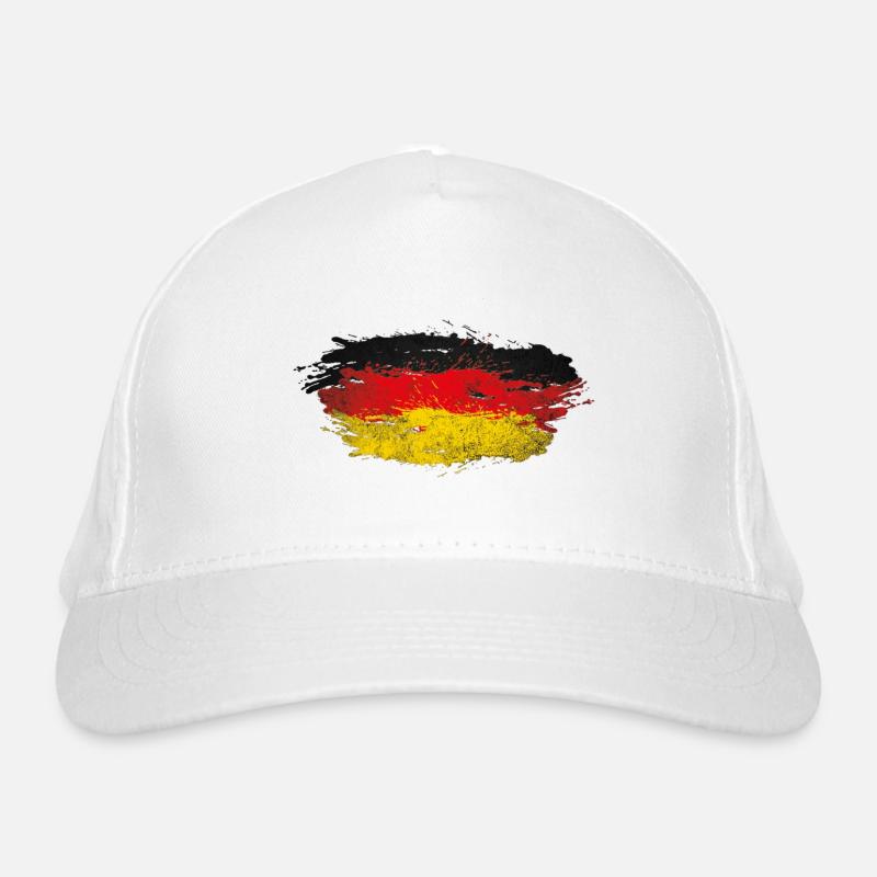 Deutschland Splatter Bio-Baseballkappe