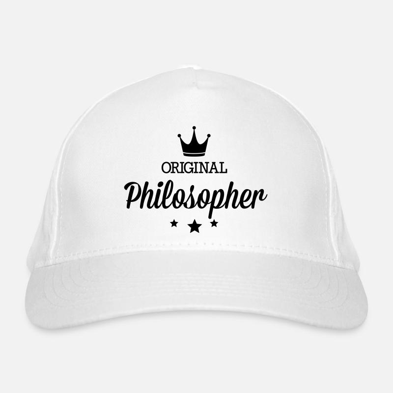 Original 3 étoiles luxe philosophe - Casquette classique bio - blanc