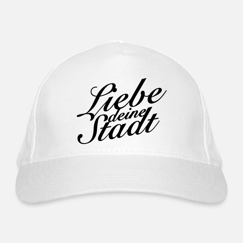 Liebe deine Stadt Bio-Baseballkappe