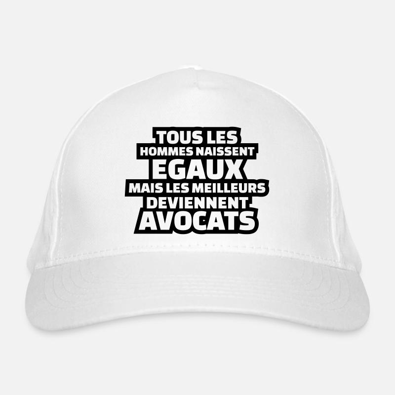 les meilleurs deviennent avocats Casquette classique bio