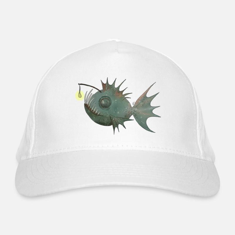 Anglerfisch Bio-Baseballkappe