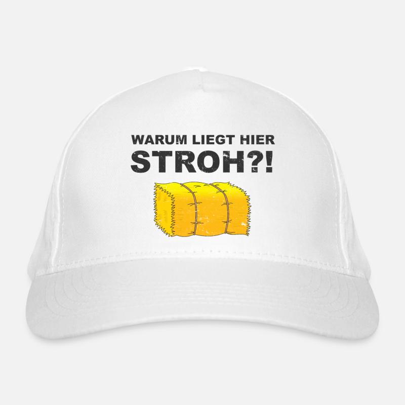 Why is here straw!? Organic Baseball Cap
