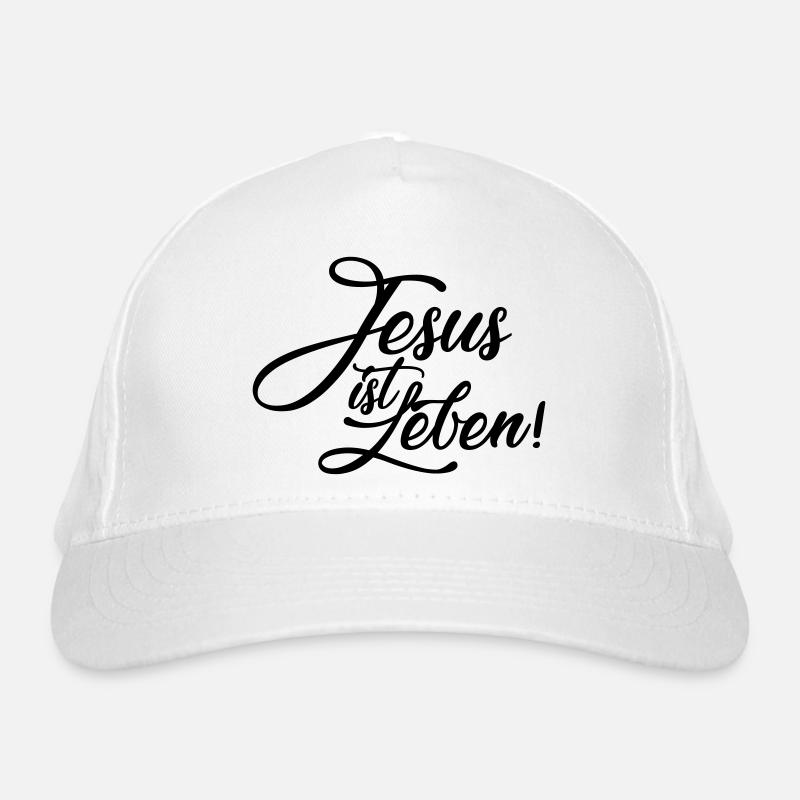 Jésus est la vie Casquette classique bio