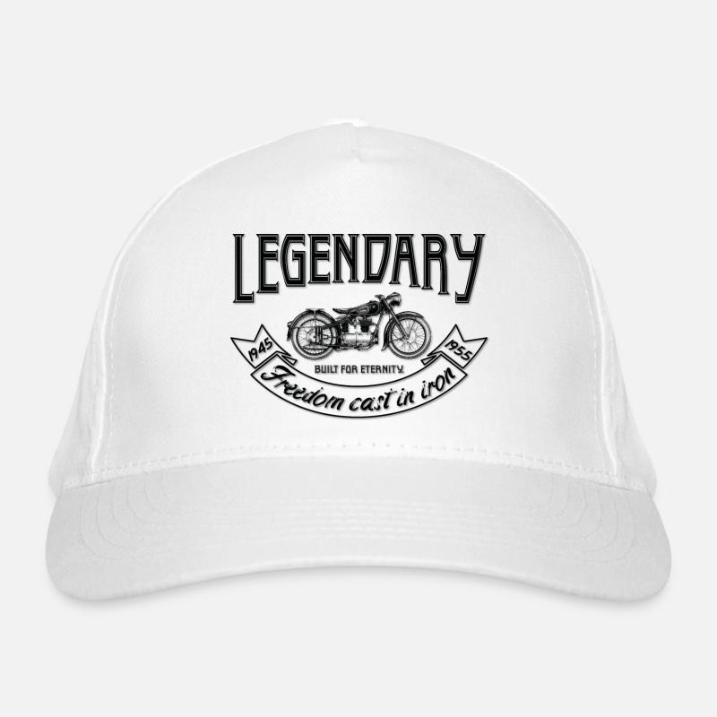 vaneemo® / Motorradlegende Bio-Baseballkappe