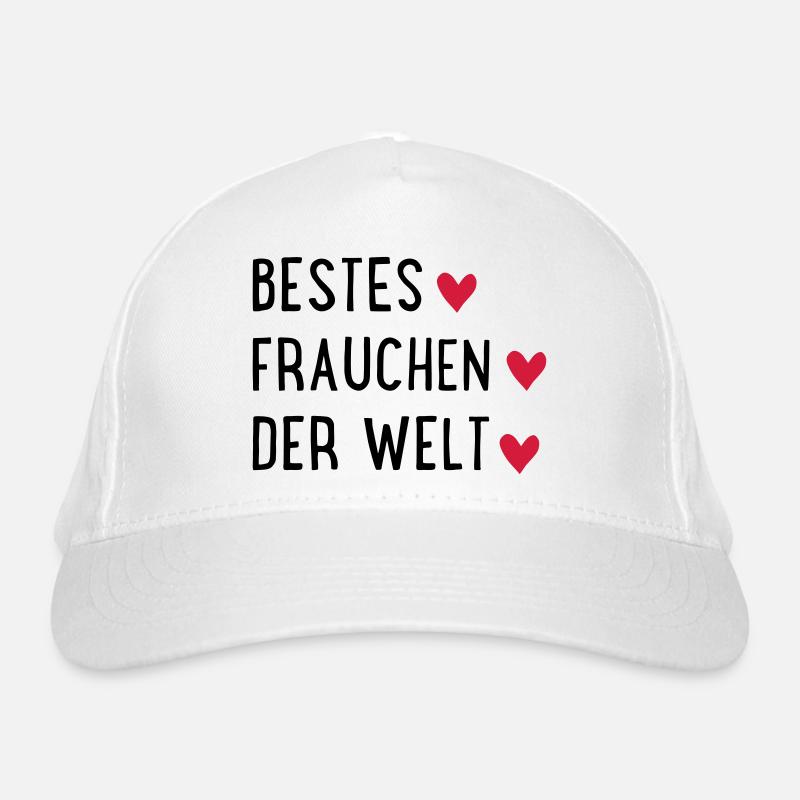 Bestes Frauchen der Welt Bio-Baseballkappe