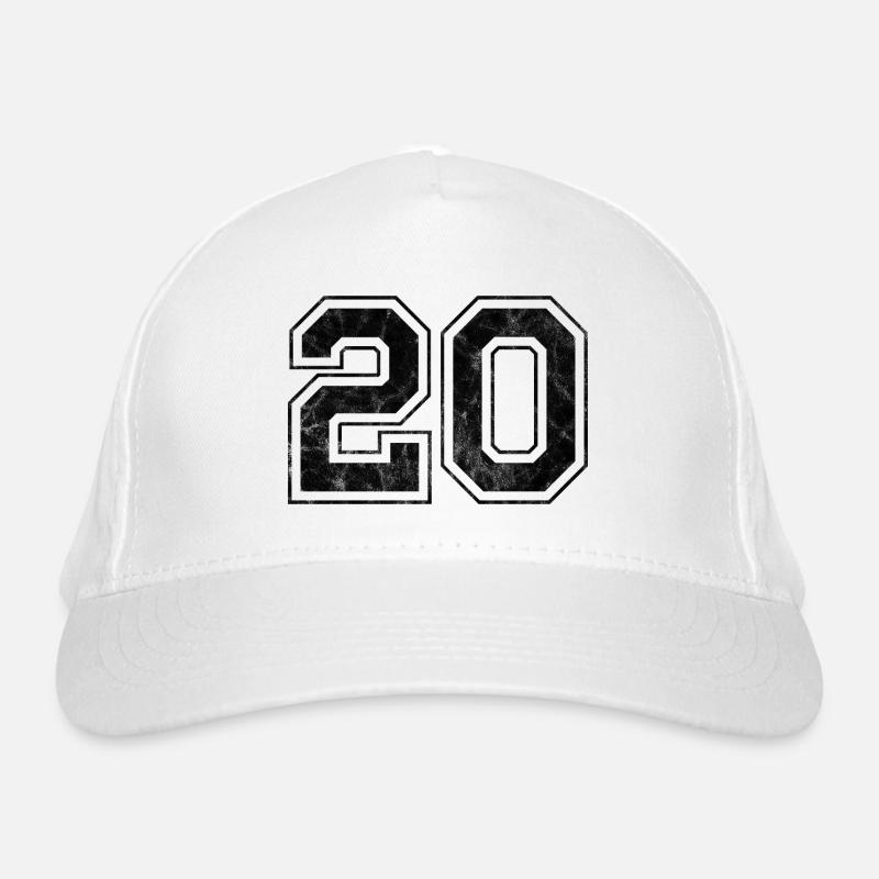 Number 20 Organic Baseball Cap