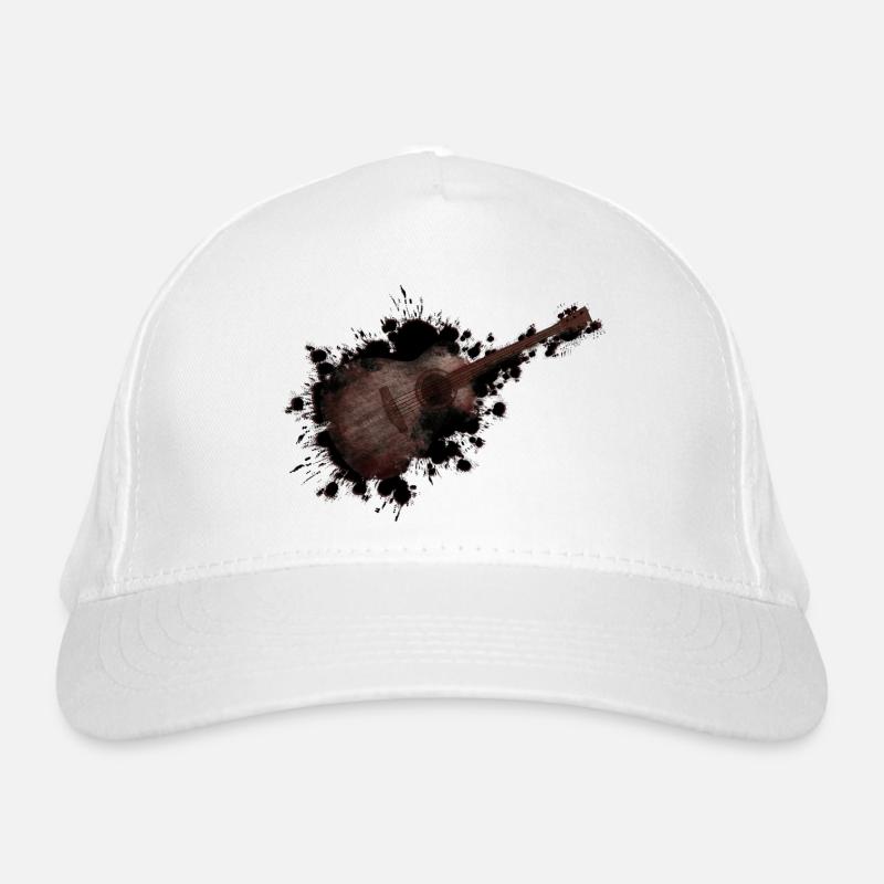Guitar Organic Baseball Cap