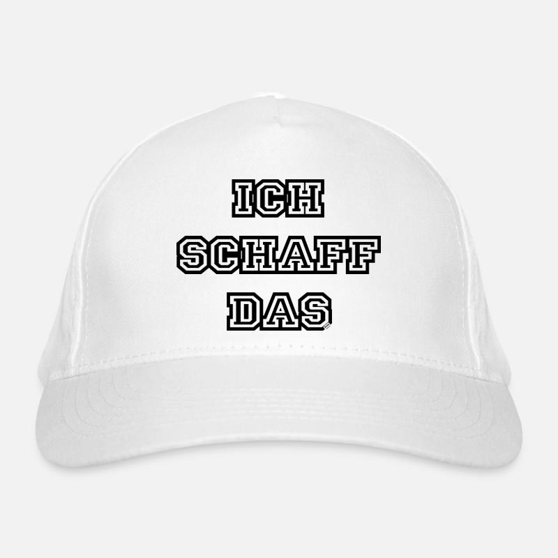 Ich schaff das Bio-Baseballkappe