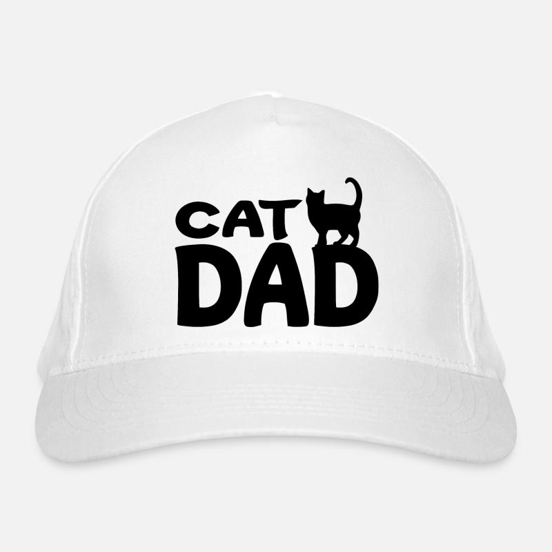 Cat Dad Organic Baseball Cap
