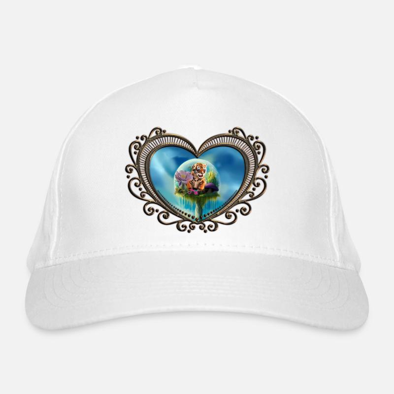 Tout simplement adorables petits tigres Bébés Casquette classique bio