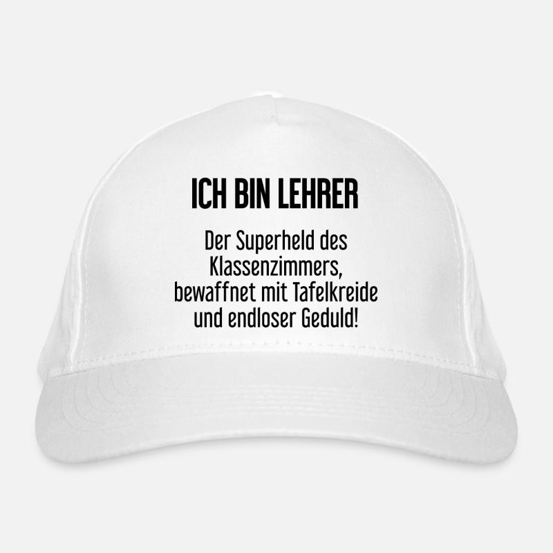 Lehrer - Der Superheld des Klassenzimmers! Bio-Baseballkappe