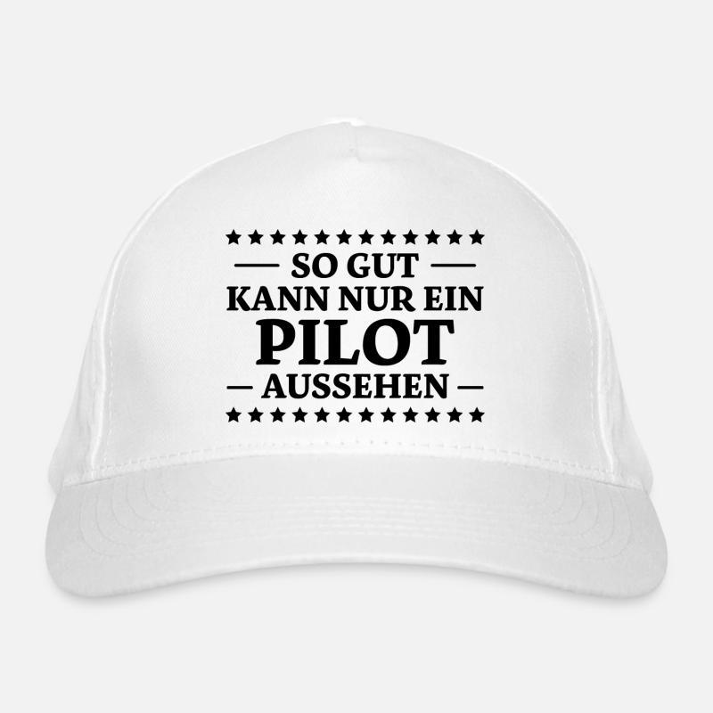 Pilot Spruch Flugsport Lustiges Piloten Geschenk Bio-Baseballkappe